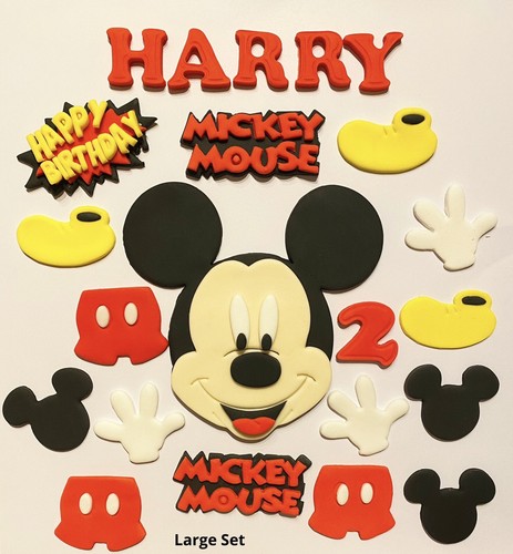 Edible fondant mickey mouse - fondant,