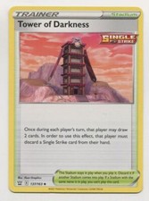 Pokemon TCG Sword & Shield Battle Styles Uncommon Card #137 Tower Of Darkness
