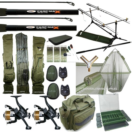 Carp fishing set - up, 2