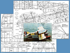 Model Airplane Plans (RC): SOPWITH BABY SEAPLANE 1/8 Scale 39" for .20-.30 Motor
