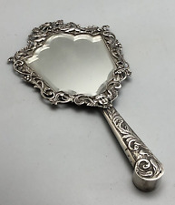 Victorian Silver Hand Mirror