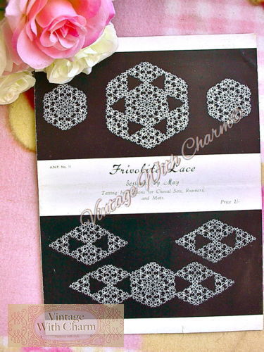 Vintage tatting pattern - vintage,