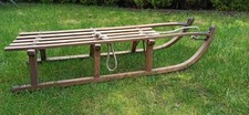 Vintage wooden sledge