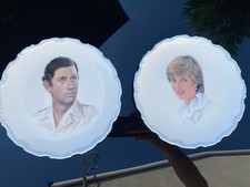 Royal Albert Bone China Commemorative Plates for Charles & Diana Wedding 1981