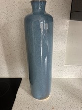 Large Tall Ceramic Blue Vase H50cm Home Decor