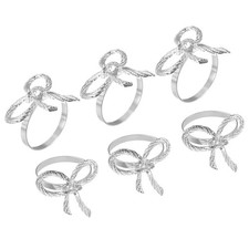 6pcs Metal Napkin Rings