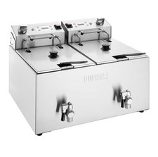 Buffalo Double Fryer with Timer - 2x8Ltr 2.9kW