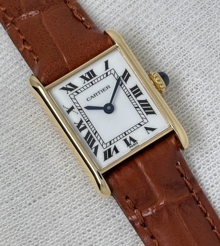 Cartier tank mini ladies watch - cartier,