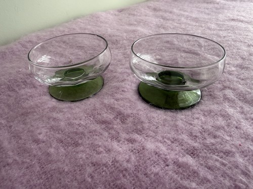 Vintage sundae dishes - vintage,