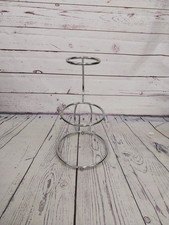 Silver cake stand tier - -,