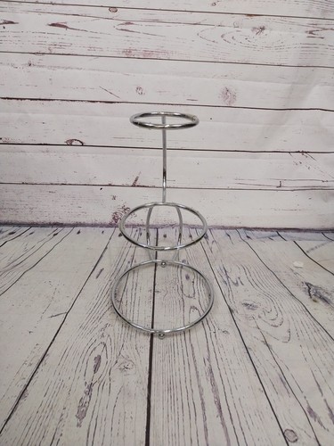 Silver cake stand tier - 3,