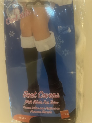 Boot covers with - with, white