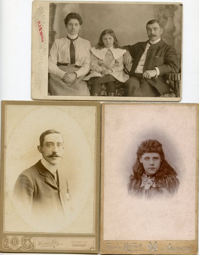 Three cabinet card - cabinet,