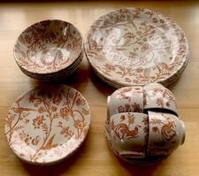 Vintage Laura Ashley Johnson Bros ‘Oriental Garden Dinner/ Tea Set 4 Everything