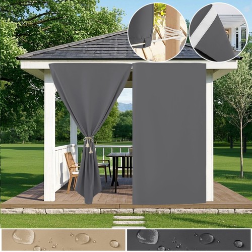 Waterproof patio curtain - patio,