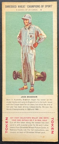1961 nabisco jack brabham - nabisco,