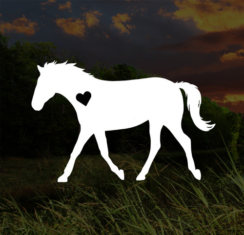 Horse decal vinyl - horse,