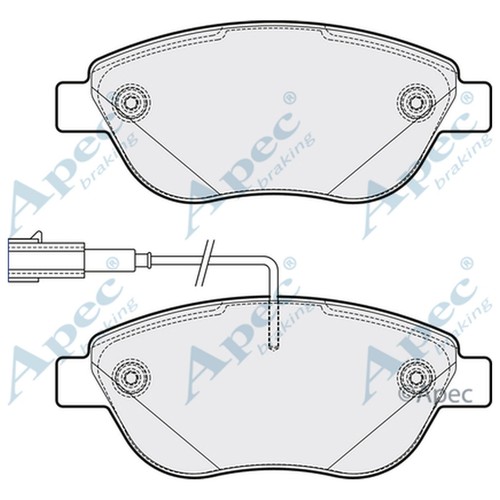 Brake pads set for opel - brake, combo