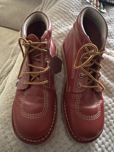 Kickers kick core red - hi,