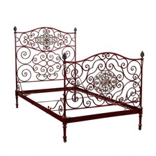 Antique Single Bed Lacquered