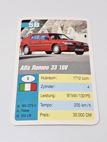 Alfa romeo 16v sportivo - romeo, 33