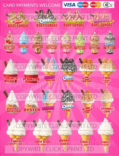 Soft serve ice - soft,