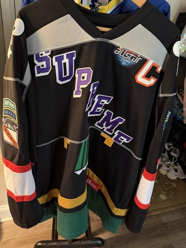 Supreme paneled hockey jersey - supreme,