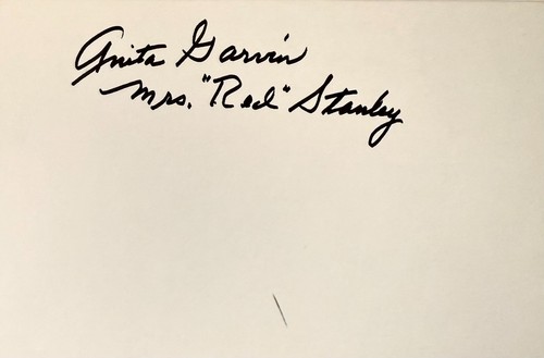 Anita garvin signed - anita,