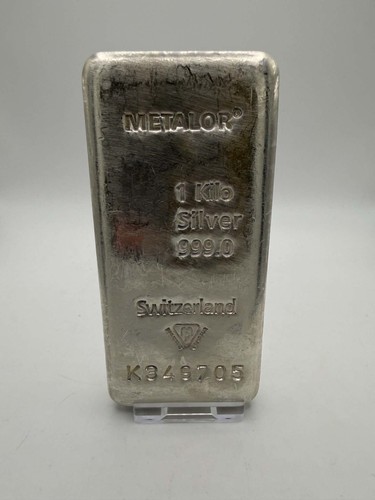 Metalor 1kg 999 fine - 1kg, silver