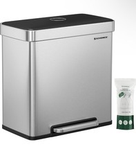 SONGMICS Kitchen Bin, 2 X 30L