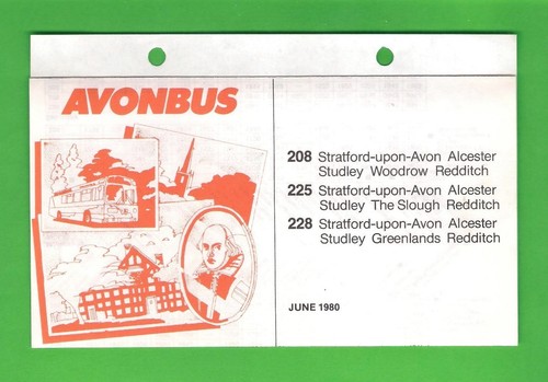 Midland red timetable - midland, leaflet
