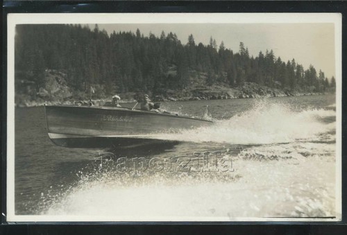 Rppc 1930 vintage wooden - rppc,