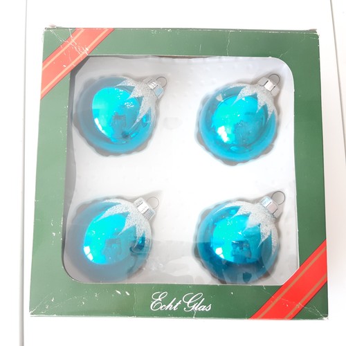 Thuringer glass echt ornaments - glass,