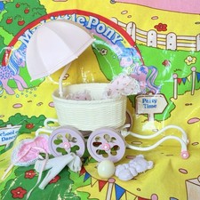 Vintage My Little Pony G1 Baby Pram Buggy Carriage 1980’s Incomplete