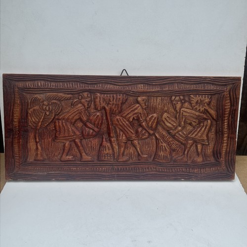 Vintage wood hand carved - hand,