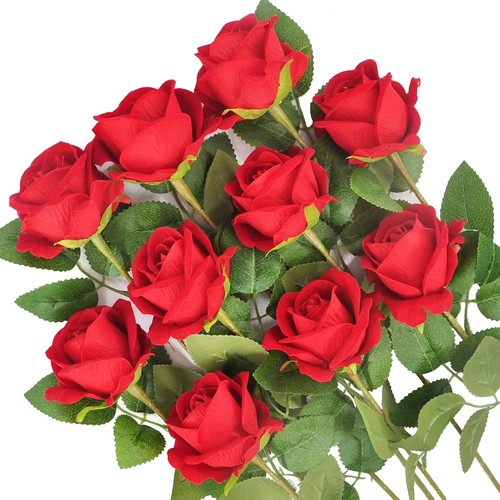 Artificial silk roses long - silk,