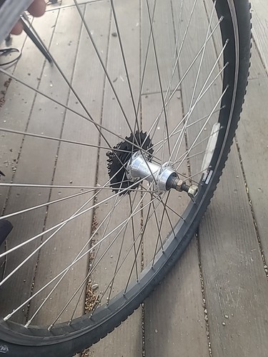 Alex rear wheel shimano 7 - wheel,