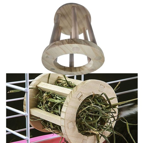 Wood hay feeder - feeder, rack