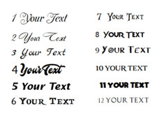 Personalised Name Word Sticker