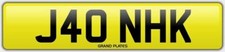 John K Jonny number plate Johny Johns CHERISHED REGISTRATION J40 NHK 1991 CAR ON