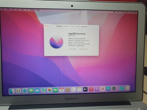 Macbook air a1466 256gb - 13",