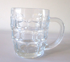 Vintage Half Pint Glass Dimple