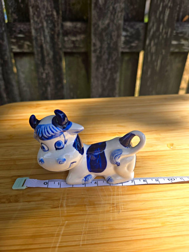 Hand painted blue white - painted,