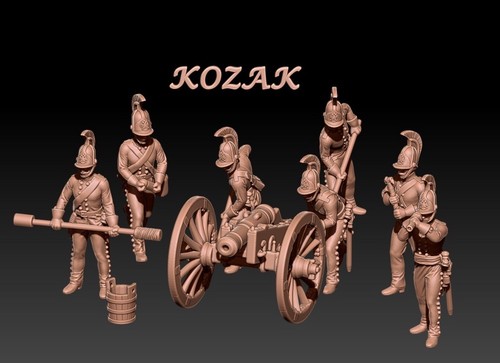 Napoleonic russian horse - 1:72,