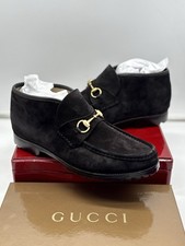 Gucci Men's Suede Black Ankle