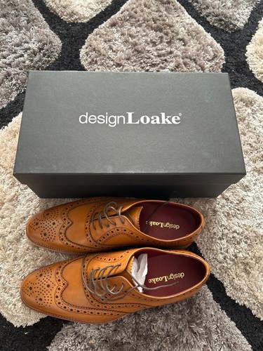 Loake shoes size tan colour - loake,