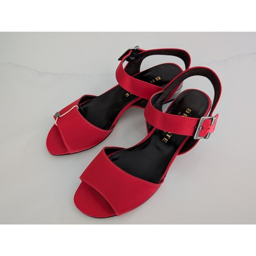 Brunate red satin sandals - brunate,