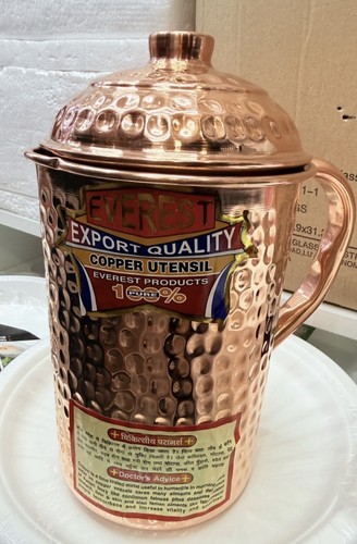 Pure cooper water - cooper, jug