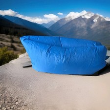 Inflatable Sofa Outdoor Lounger Sofa Lazy Air Bed Sack Hangout Camping Beach Bag