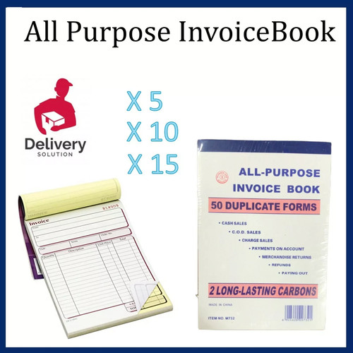 All purpose invoice - all, book-50